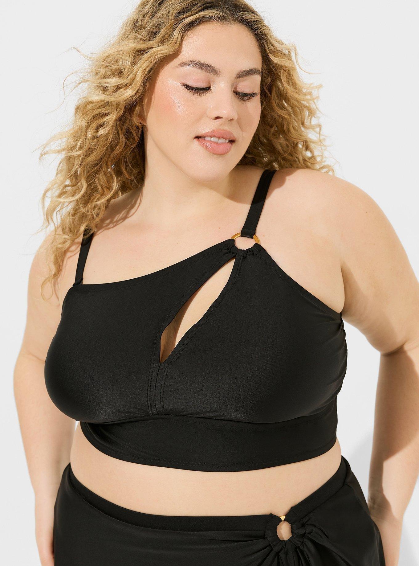 Plus Size - Wireless Cage Front Bikini Top - Torrid