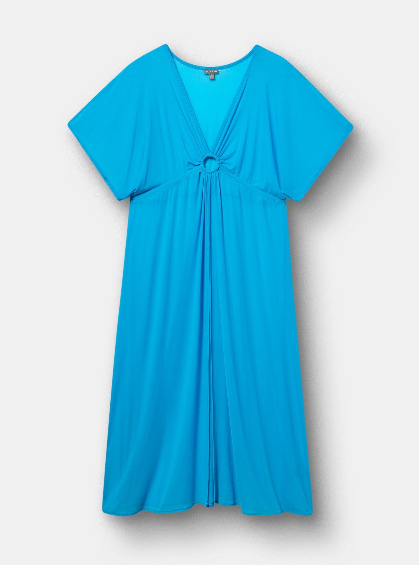 Mesh O-Ring Swim Cover-Up, BLUE SEA SWIM, hi-res