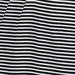 Shirttail Swim Cover-Up Kimono, SMALL STRIPE MIX BRIGHT WHITE DEEP BLACK, swatch