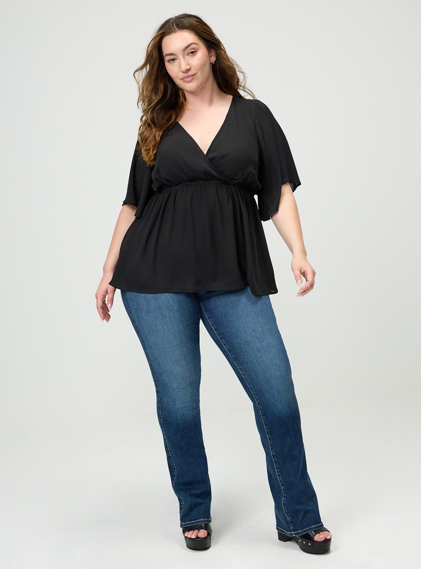 Plus Size Lean Jean High-Rise Slim Boot Jean, JUPITER, alternate