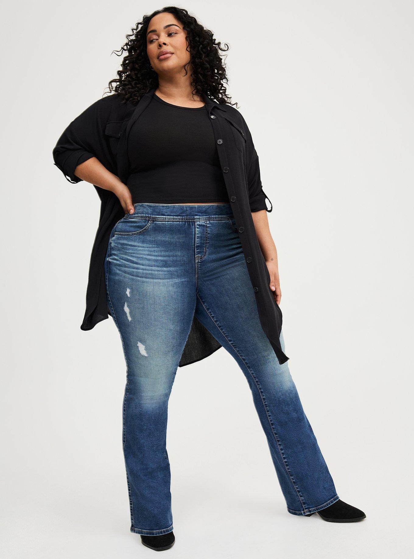 Slim Bootcut Jeans In Plus Size In Sure Stretch® Denim - Blue Moon Blue |  NYDJ