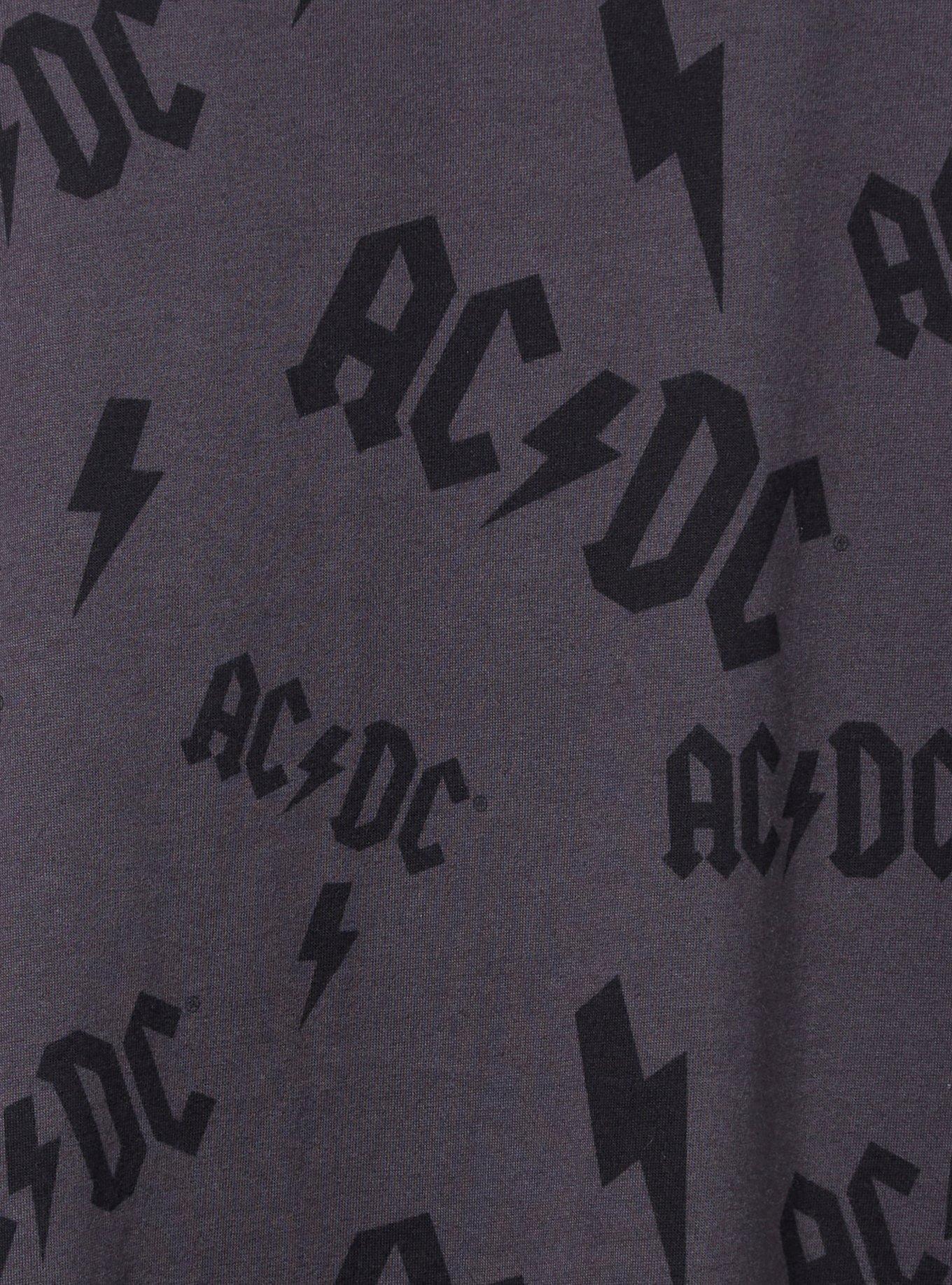 Plus Size ACDC Classic Fit Cotton All Over Print Crew Tee Torrid