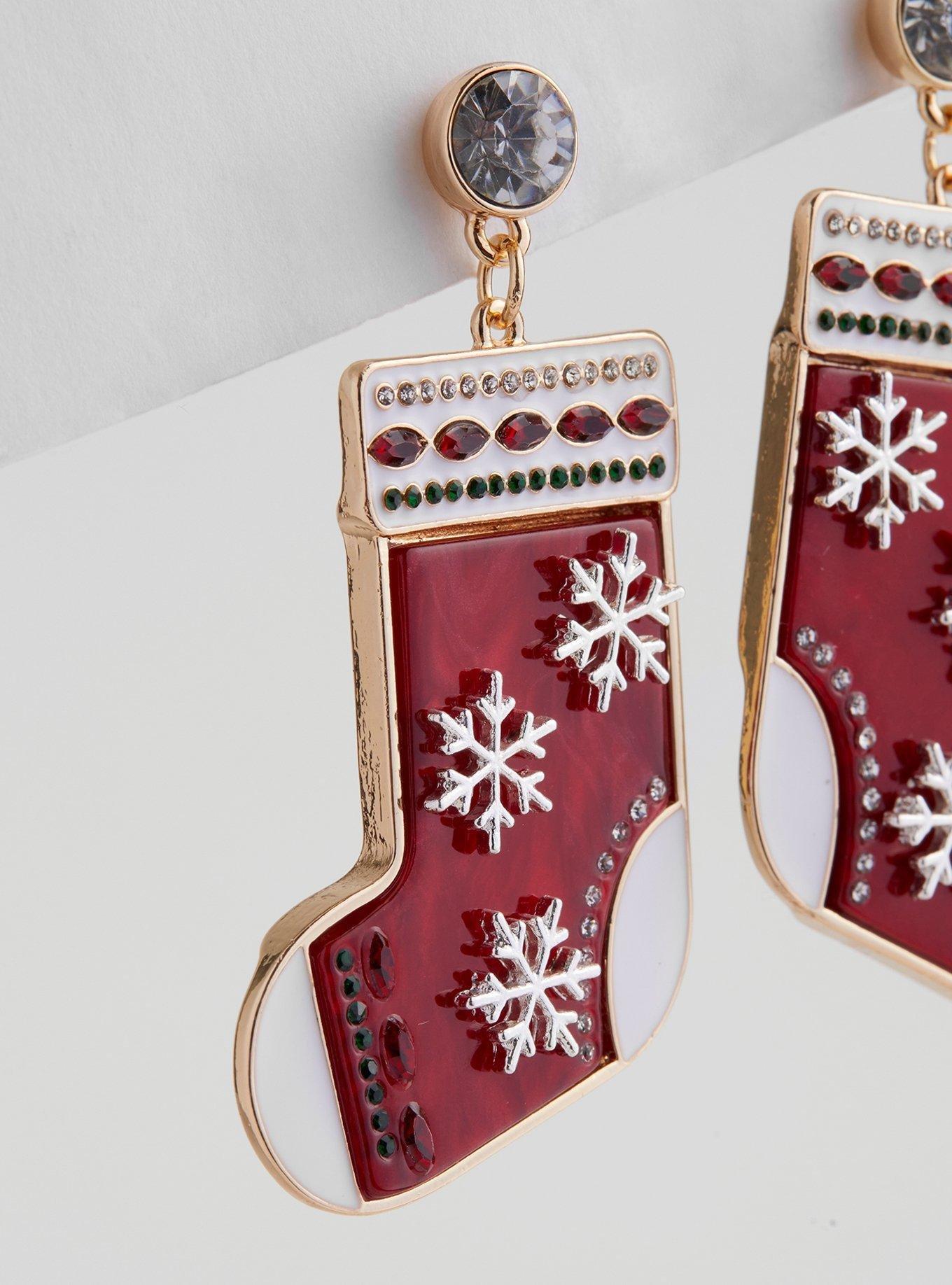 Holiday Stocking Earring