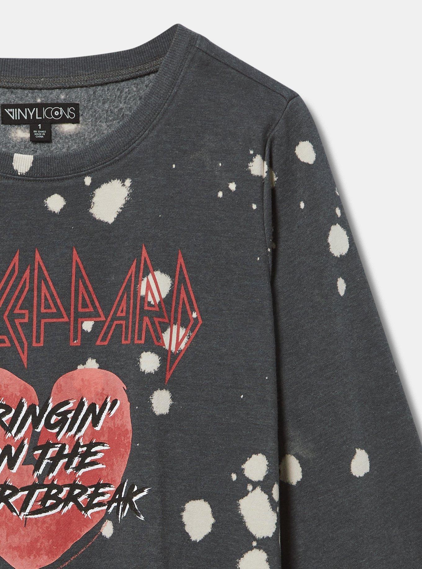 Def Leppard Cozy Fleece Crew Sweatshirt