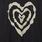 Heart Cozy Fleece Sweatshirt, DEEP BLACK, swatch
