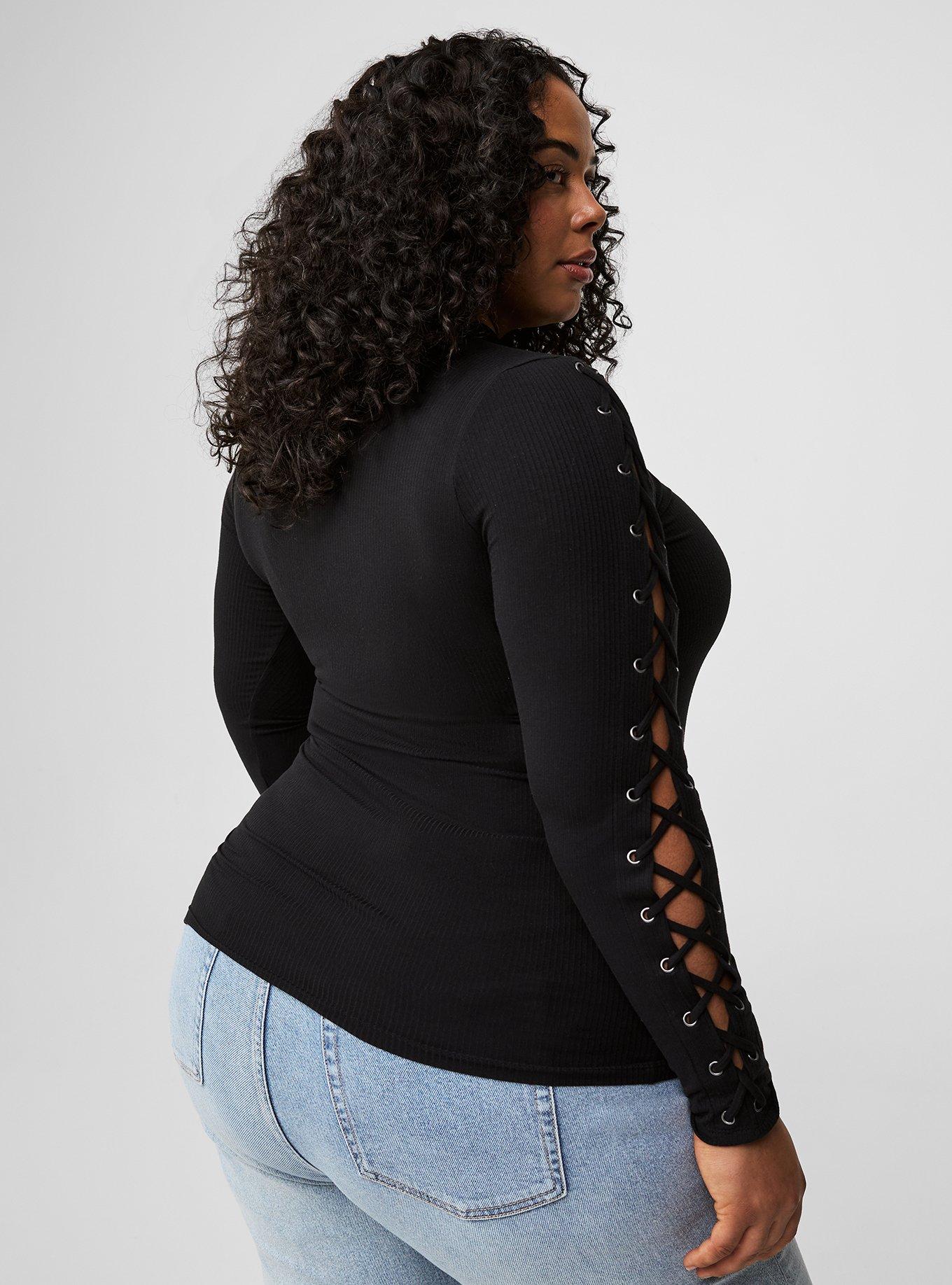 Plus Size - Crop Signature Waist Double Keyhole Legging - Torrid