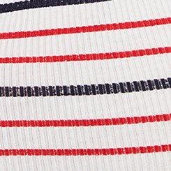 Scoop Henley Tank, MEKA STRIPE CLOUD DANCER, swatch