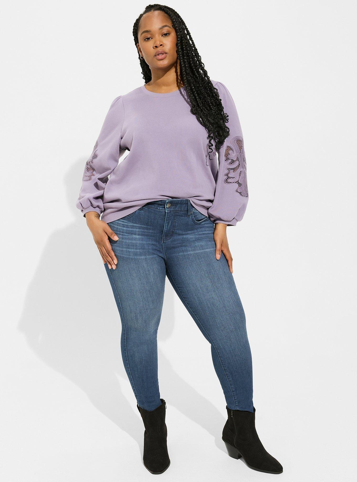 Torrid NWT Violet Slasher Classic Fit Long Sleeve Tee Size 2X - $25 New  With Tags - From Stephanie