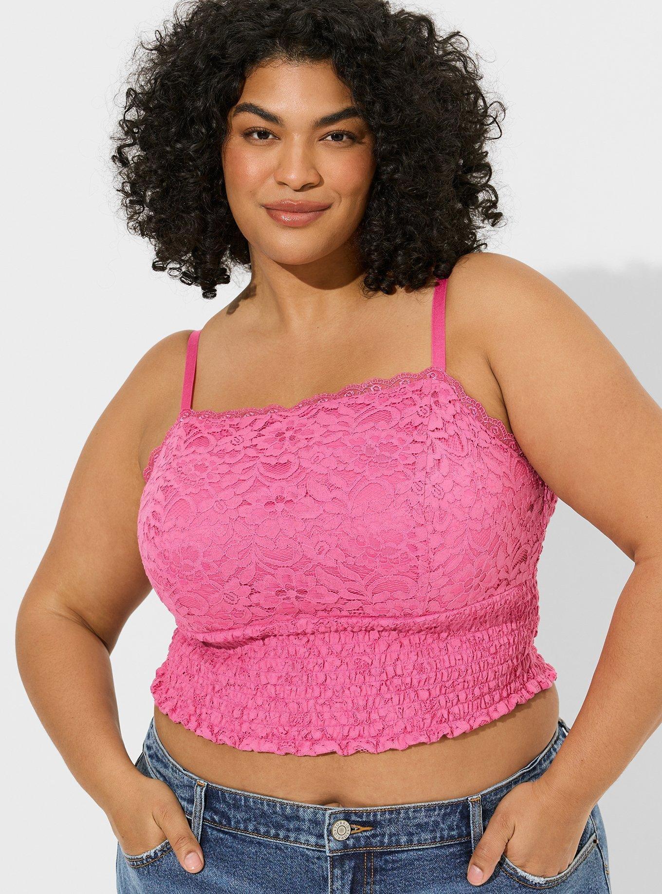 Plus Size - Wireless Mid Strapless Swim Dress With Brief - Torrid