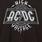 ACDC High Voltage Classic Fit Cotton Crew Tee, DEEP BLACK, swatch