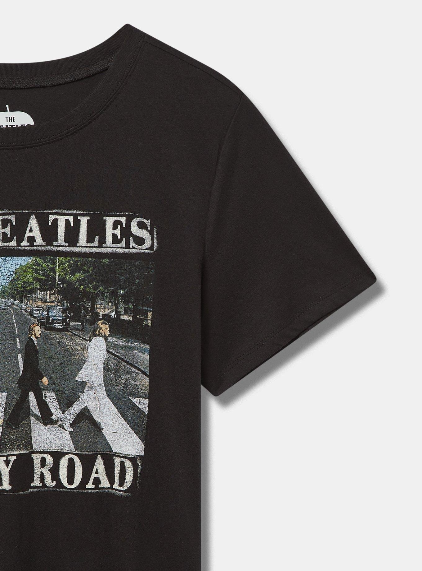 The Beatles Abbey Road Classic Fit Cotton Crew Tee, DEEP BLACK, alternate