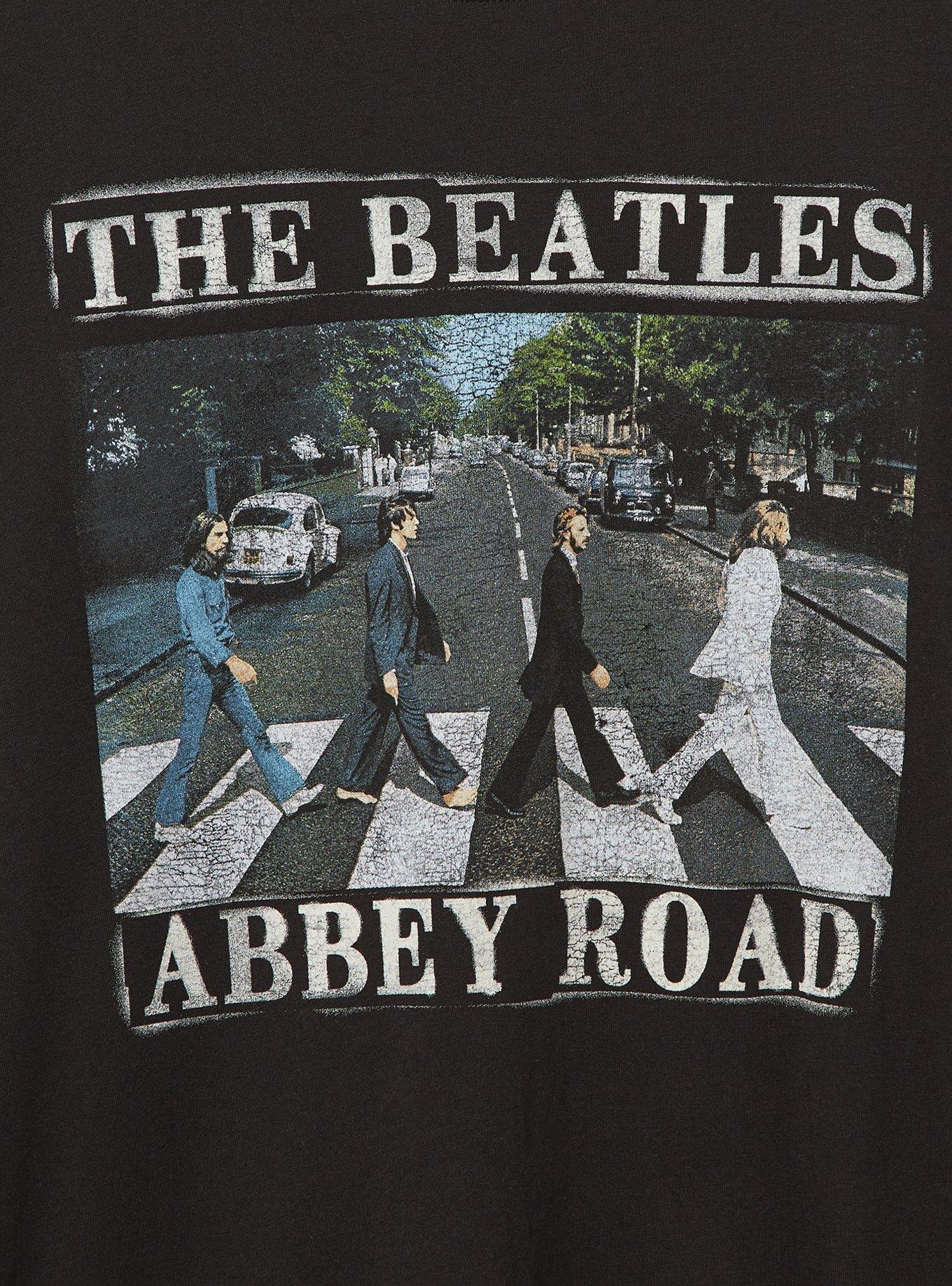 The Beatles Abbey Road Classic Fit Cotton Crew Tee, DEEP BLACK, alternate