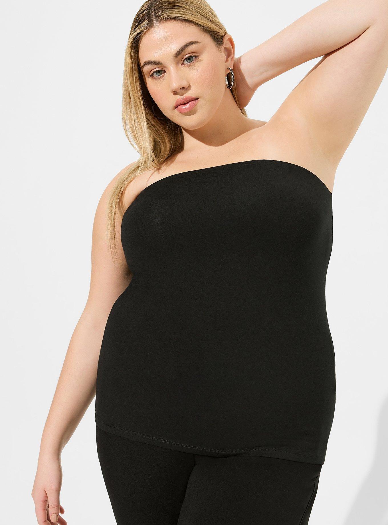 Plus Size - Foxy Strapless Tube with Shelf Bra - Torrid