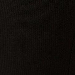 Full-Length Ribbed Flare Pocket Legging, DEEP BLACK, swatch