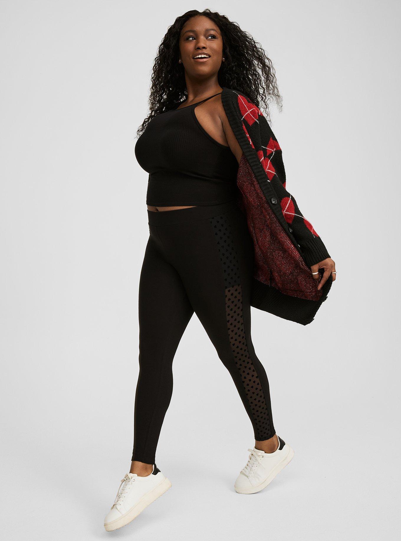 Plus Size - Performance Core Mesh Side Inset Active Legging - Torrid