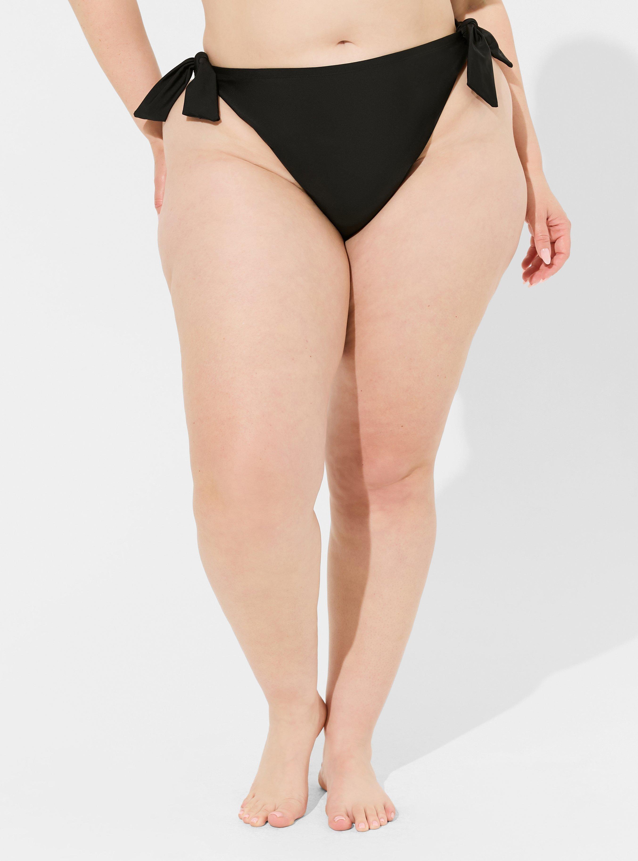 Lower Rise Side Tie Bikini Swim Bottom
