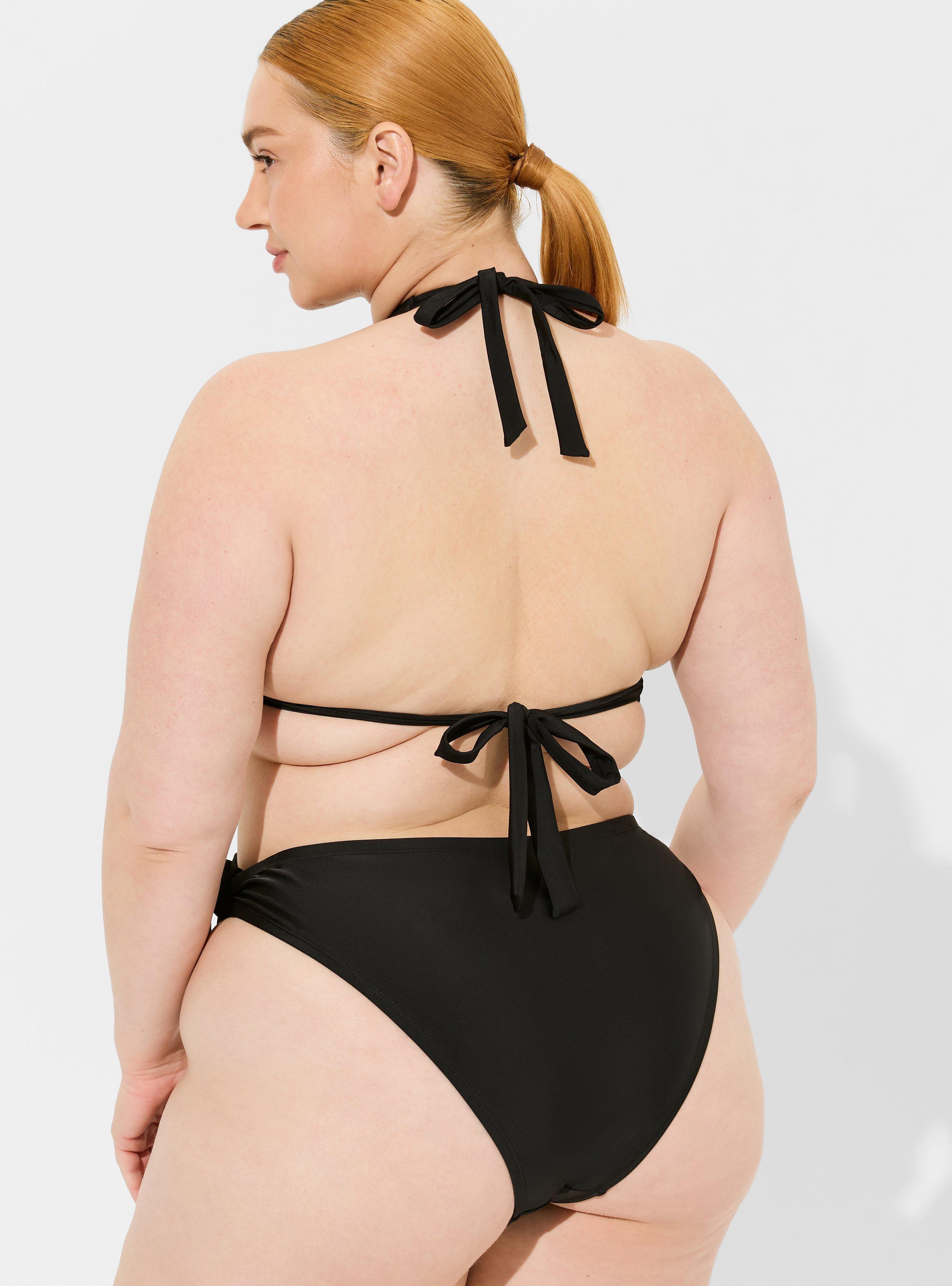 Lower Rise Side Tie Bikini Swim Bottom