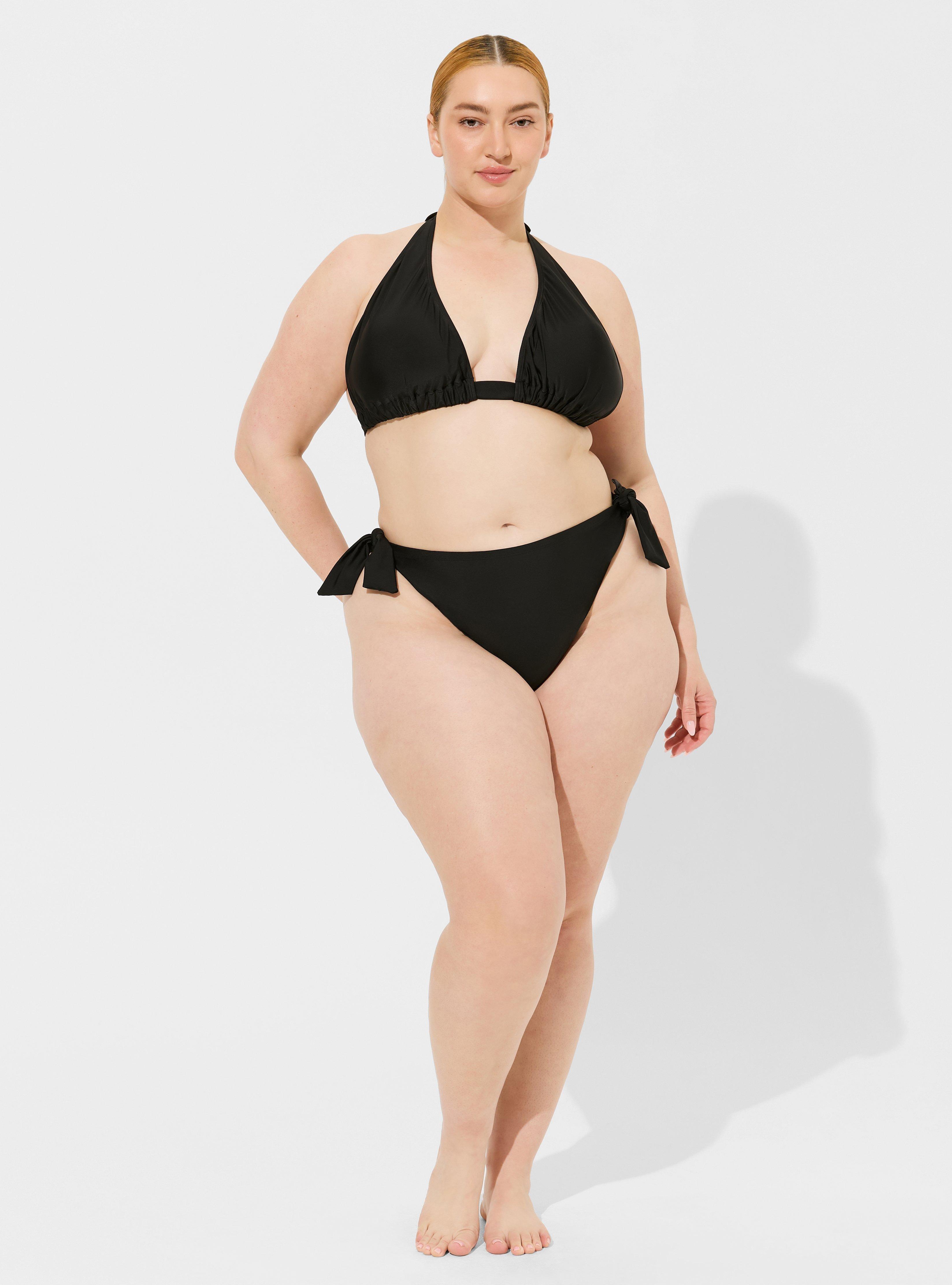 Lower Rise Side Tie Bikini Swim Bottom