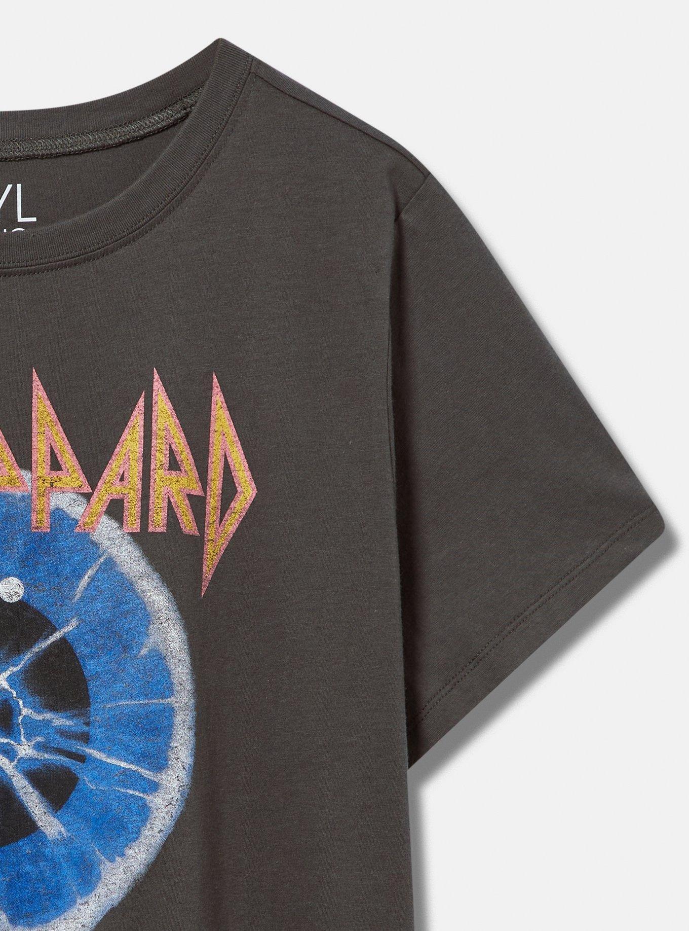 Def Leppard Adrenalize Classic Fit Cotton Crew Tee, VINTAGE BLACK, alternate