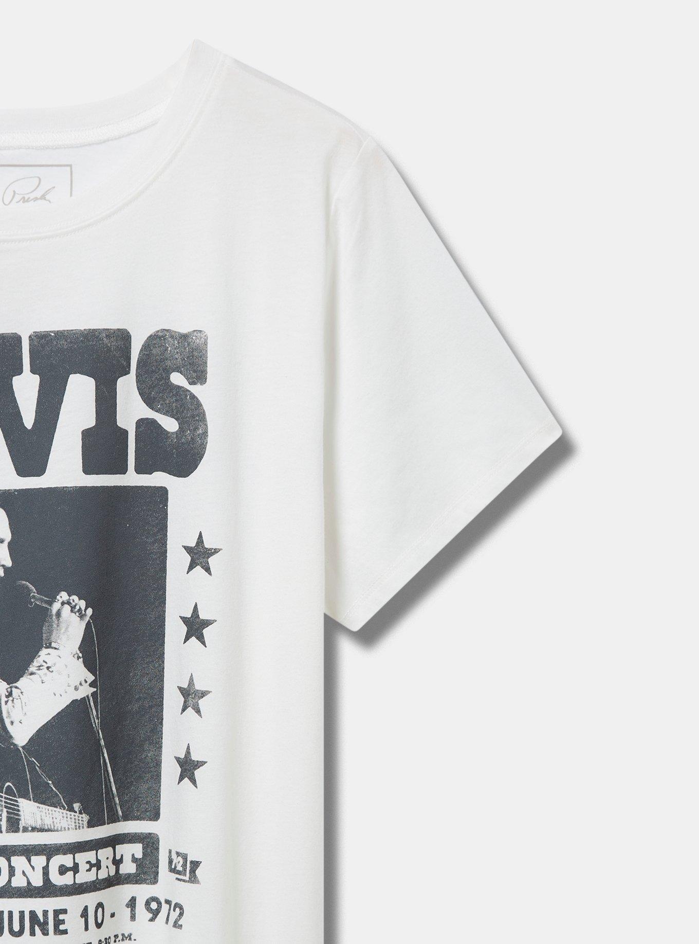 Plus Size - Elvis Poster Classic Fit Cotton Crew Tee - Torrid