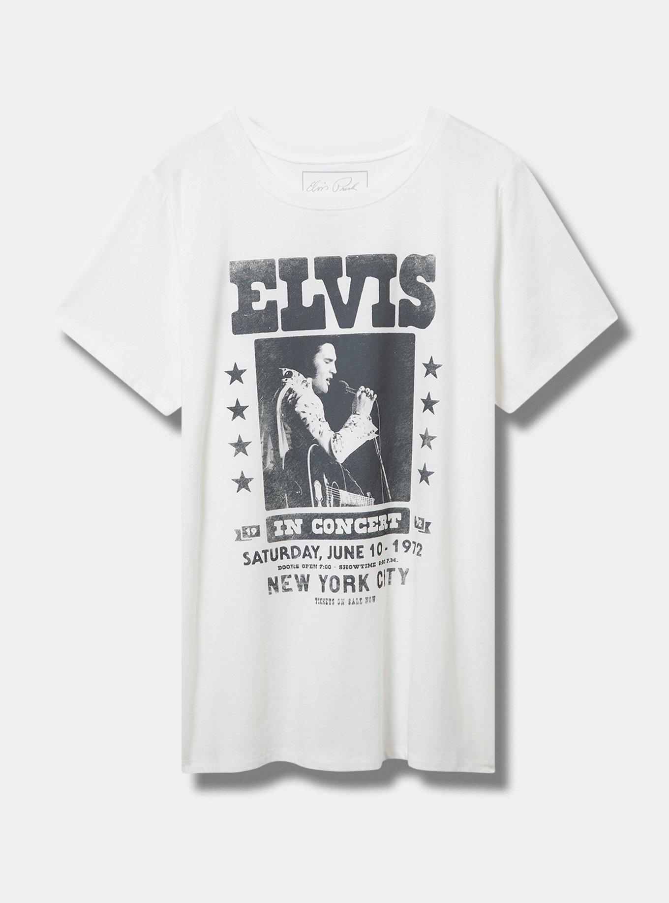 Plus Size - Elvis Poster Classic Fit Cotton Crew Tee - Torrid