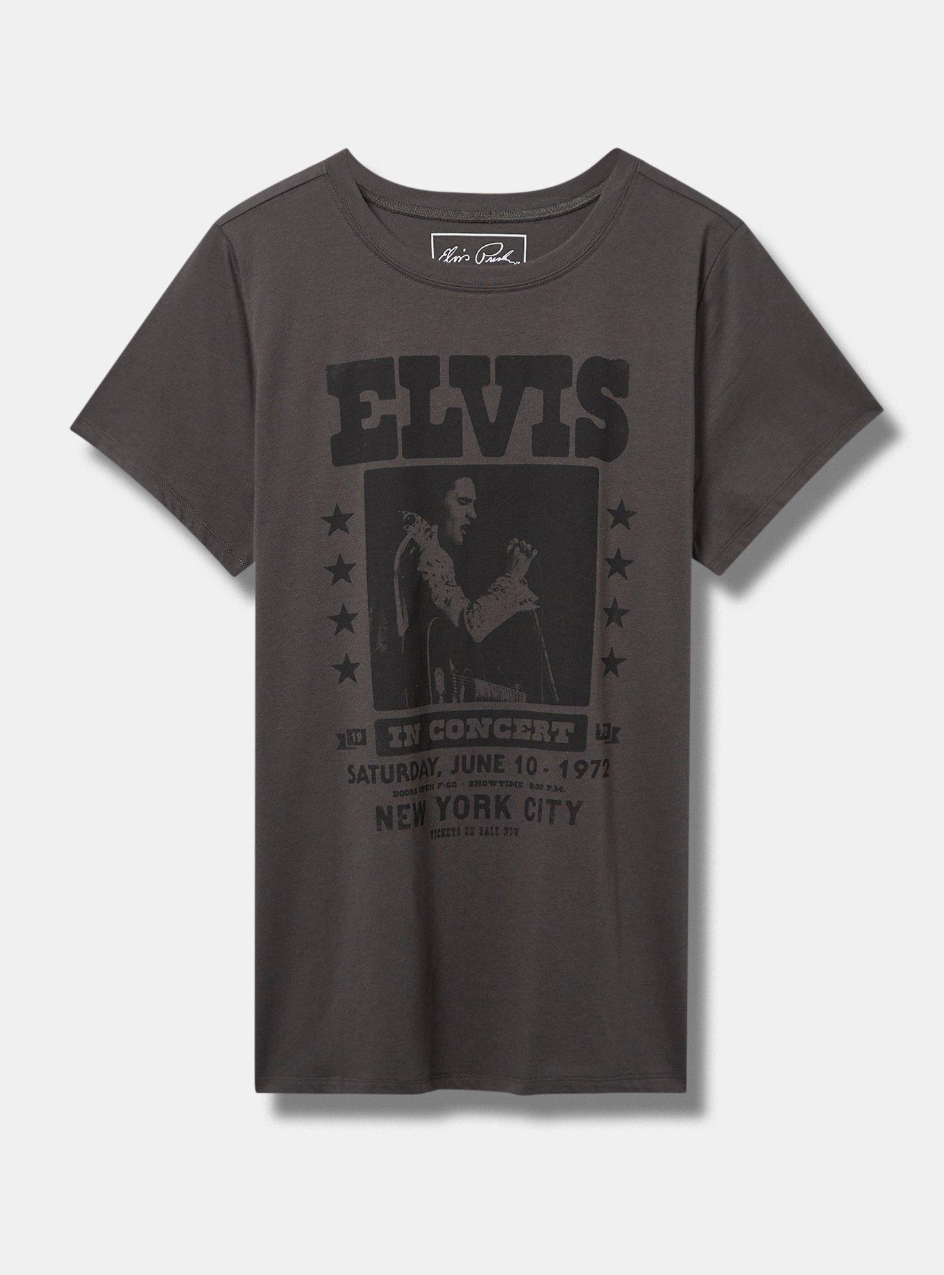 Plus Size - Elvis Poster Classic Fit Cotton Crew Tee - Torrid