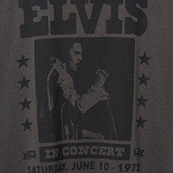 Elvis Poster Classic Fit Cotton Crew Tee, VINTAGE BLACK, swatch