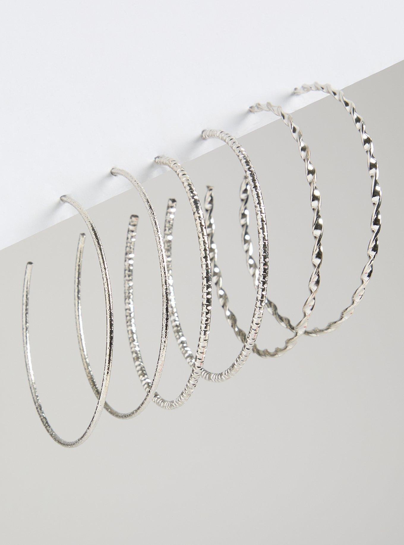 Plus Size - Textured Hoop Set - Torrid
