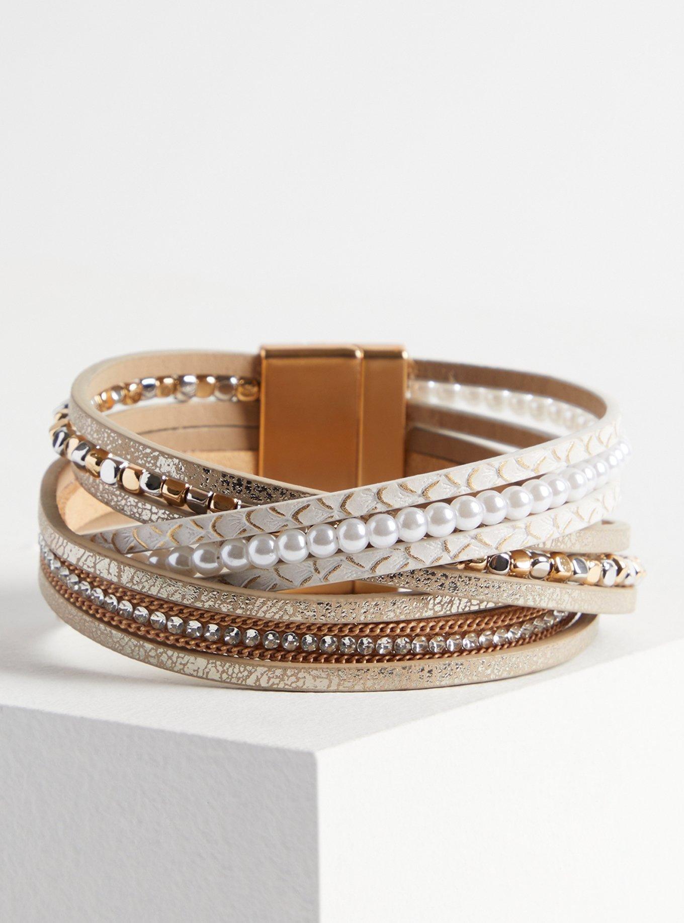 Buy Rhinestone Braided Bracelet