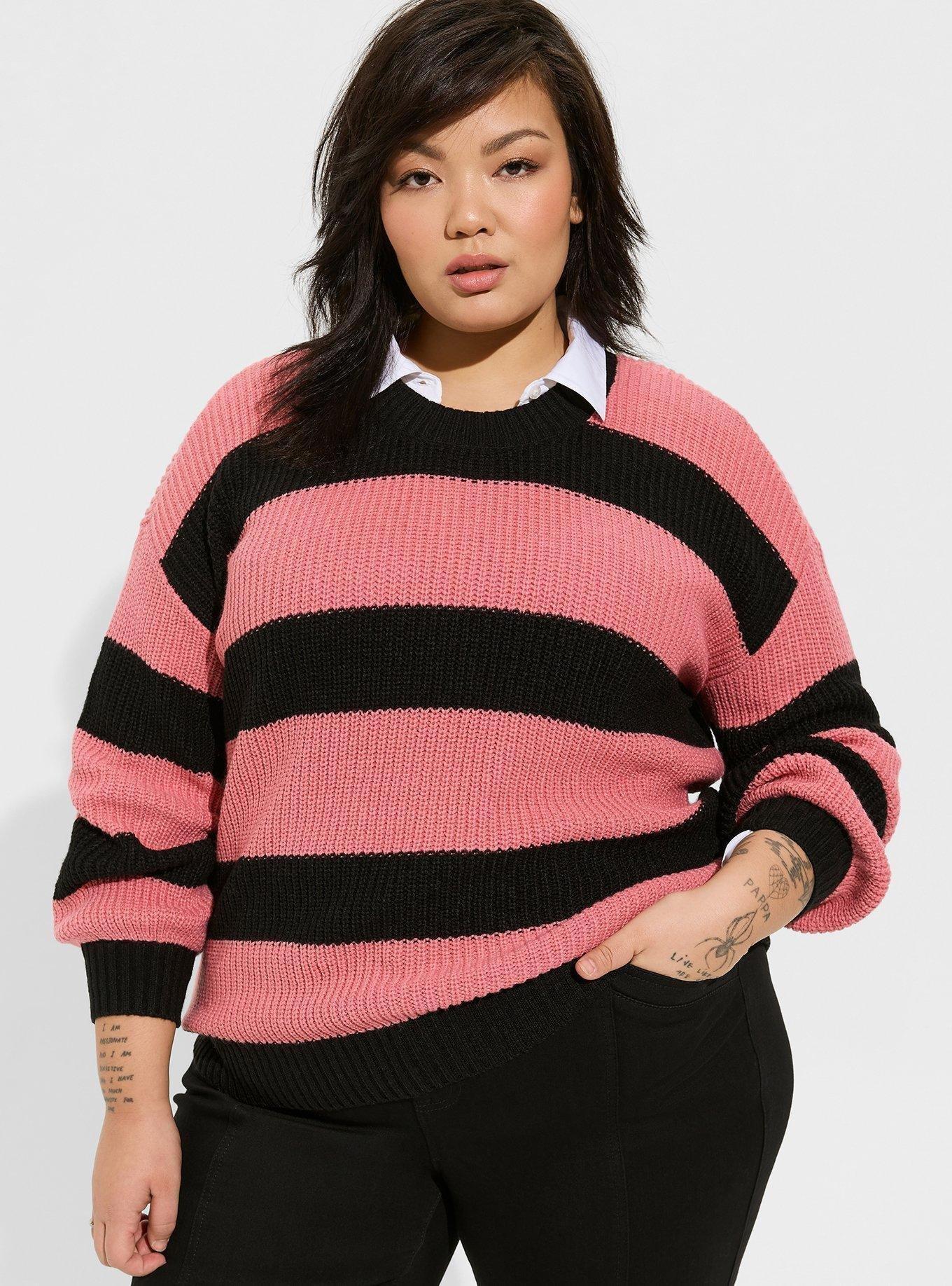 Plus size drop shoulder sweater sale