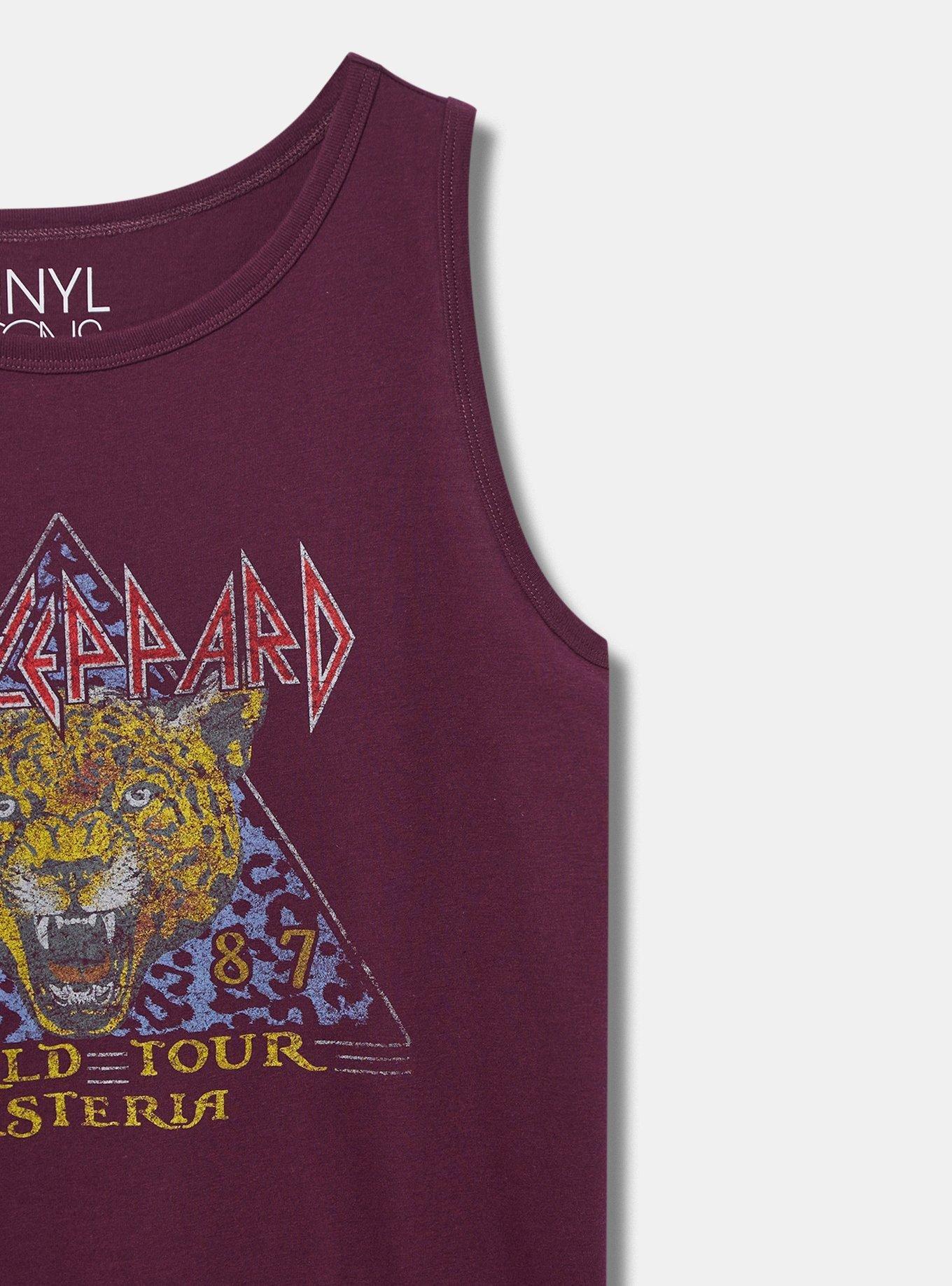 Def Leppard Classic Fit Cotton Crew Tank