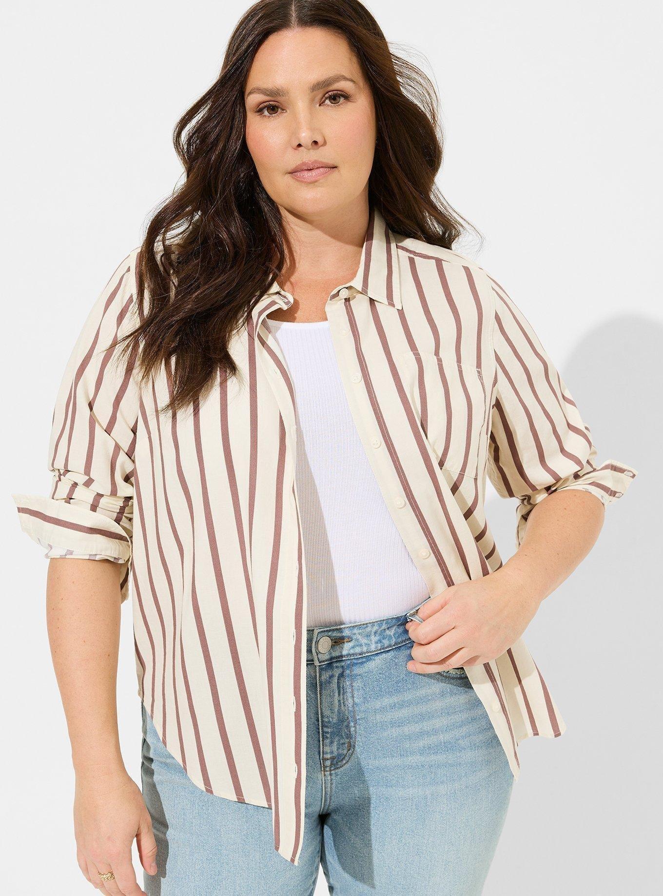 Lizzie Cotton Button Up Long Sleeve Shirt