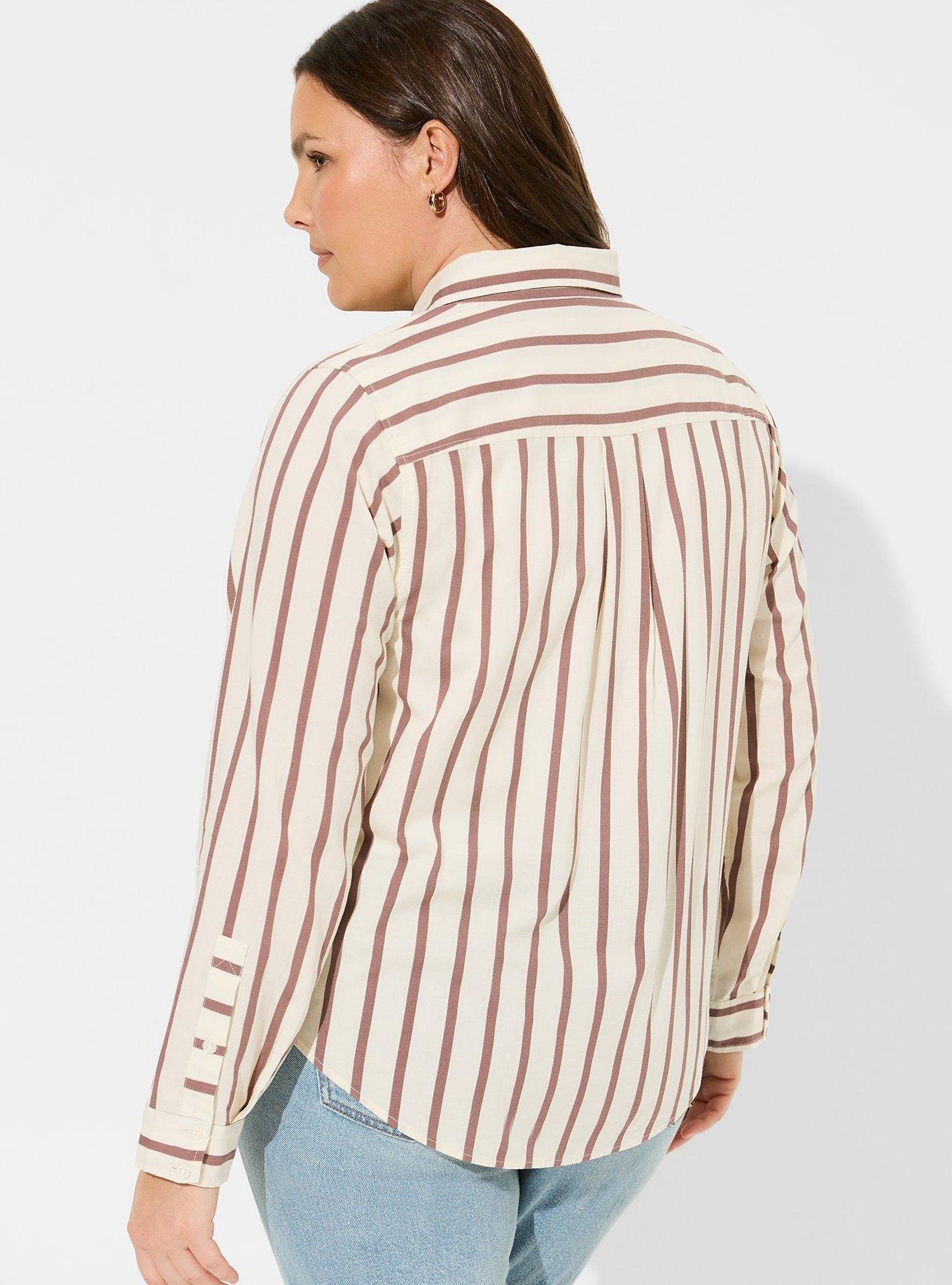 Lizzie Cotton Button Up Long Sleeve Shirt