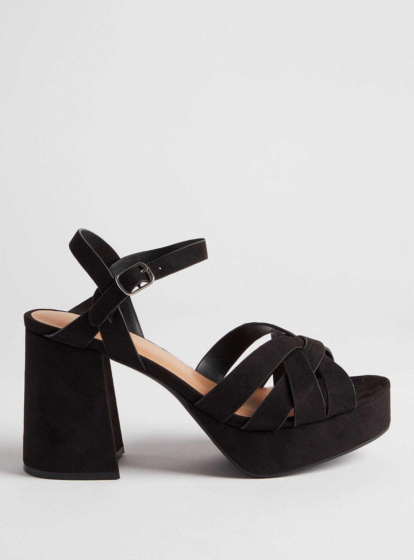 flared heel platform