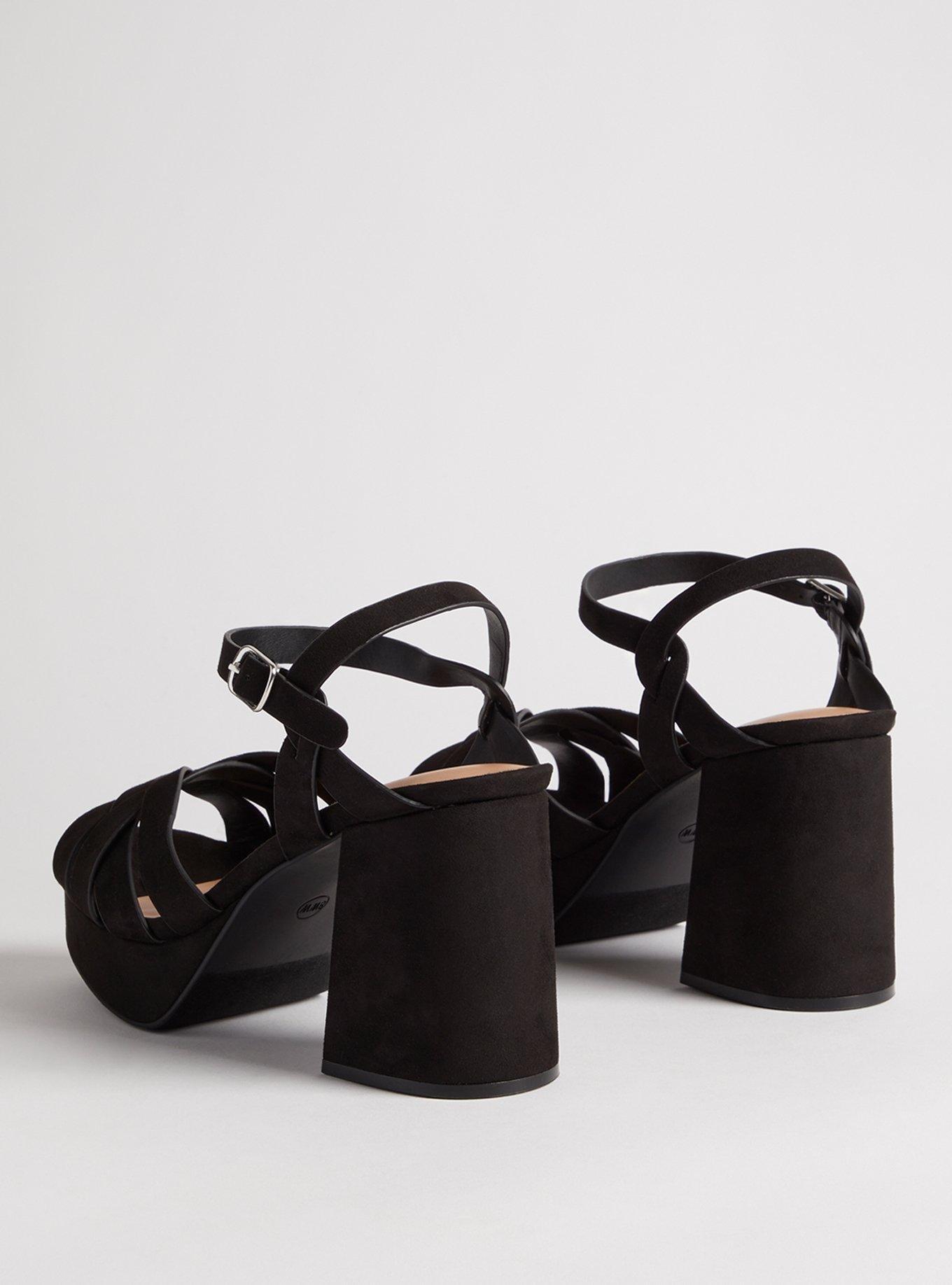 flared heel platform