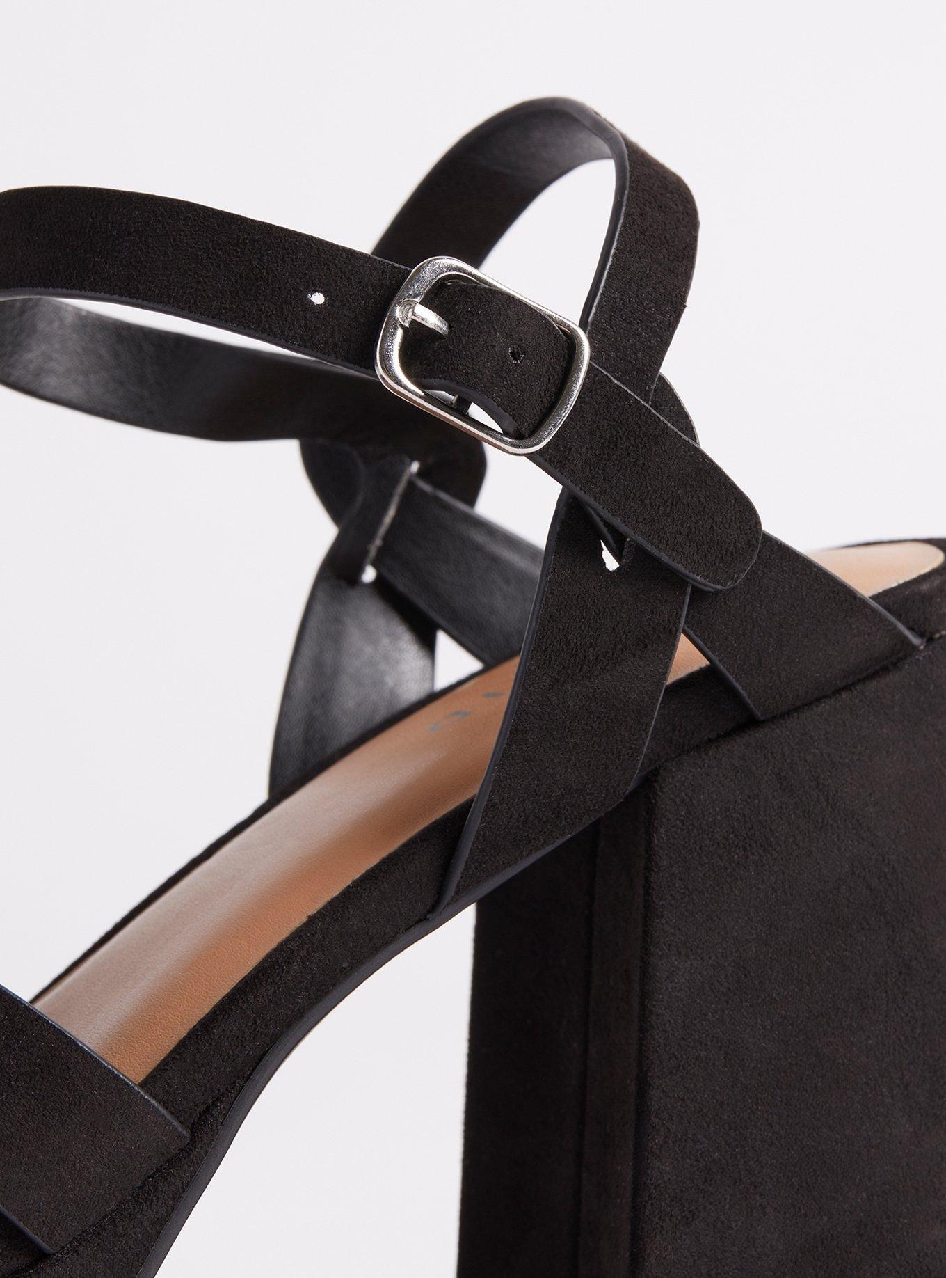 flared heel platform