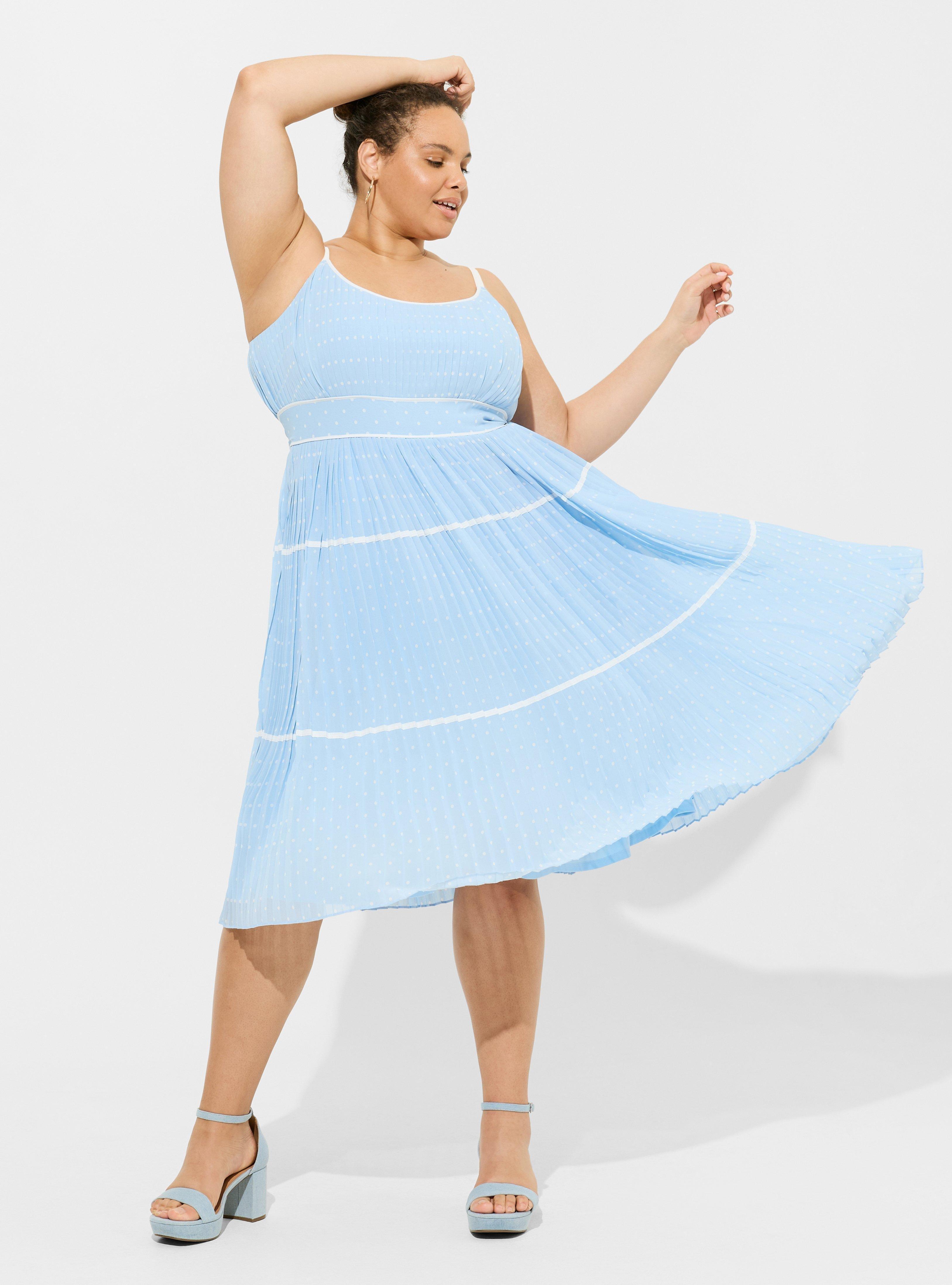 Plus Size - Marilyn Monroe Pleated Tiered Dress - Torrid