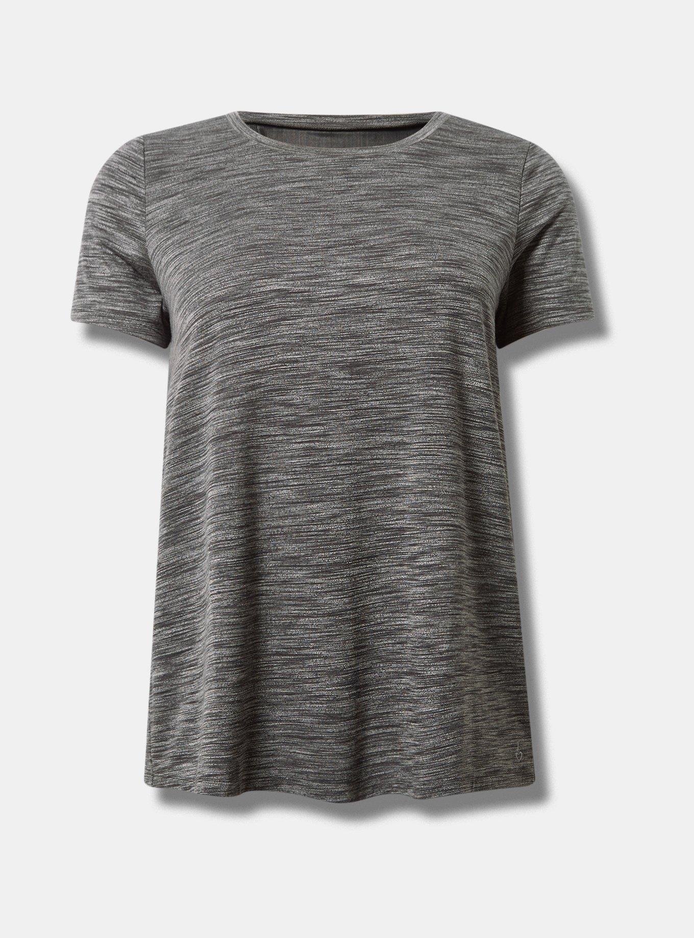 Lyocell Tie Back Short Sleeve Active Tee