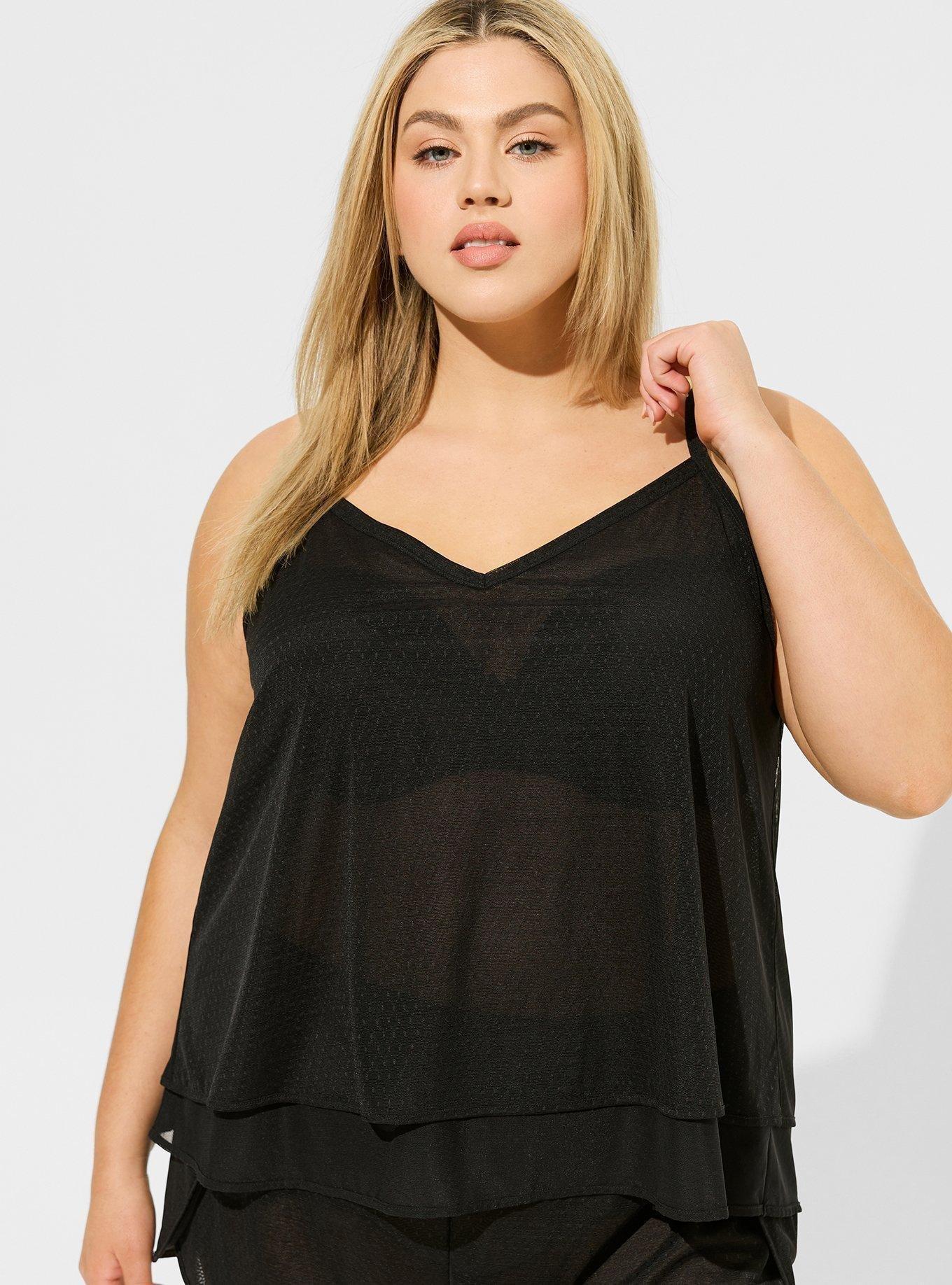 Torrid Black Camisole Spaghetti on sale Strap Tank Top Shirt Womans