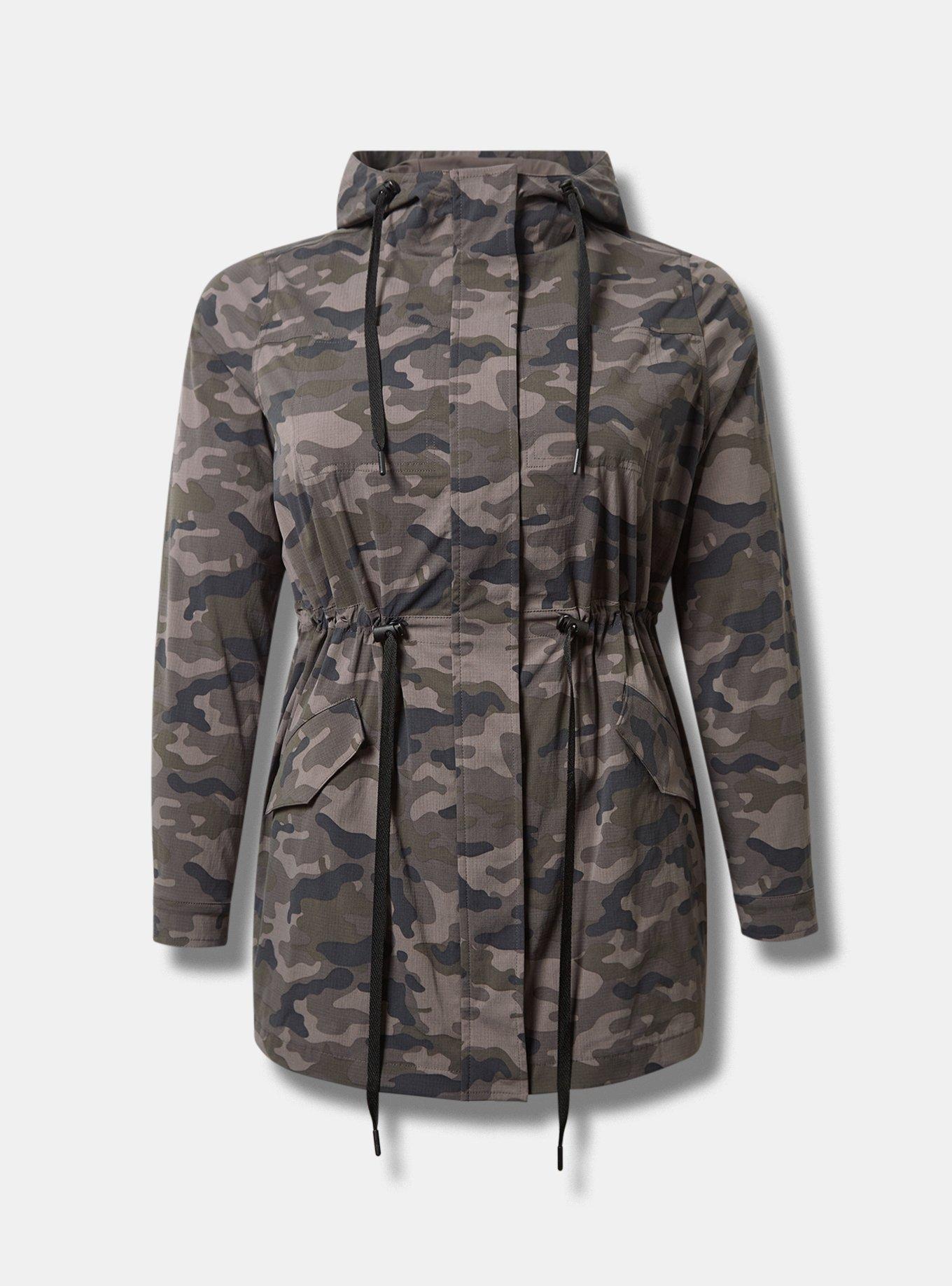 Plus Size TRU Ripstop Utility Anorak Jacket, , flat