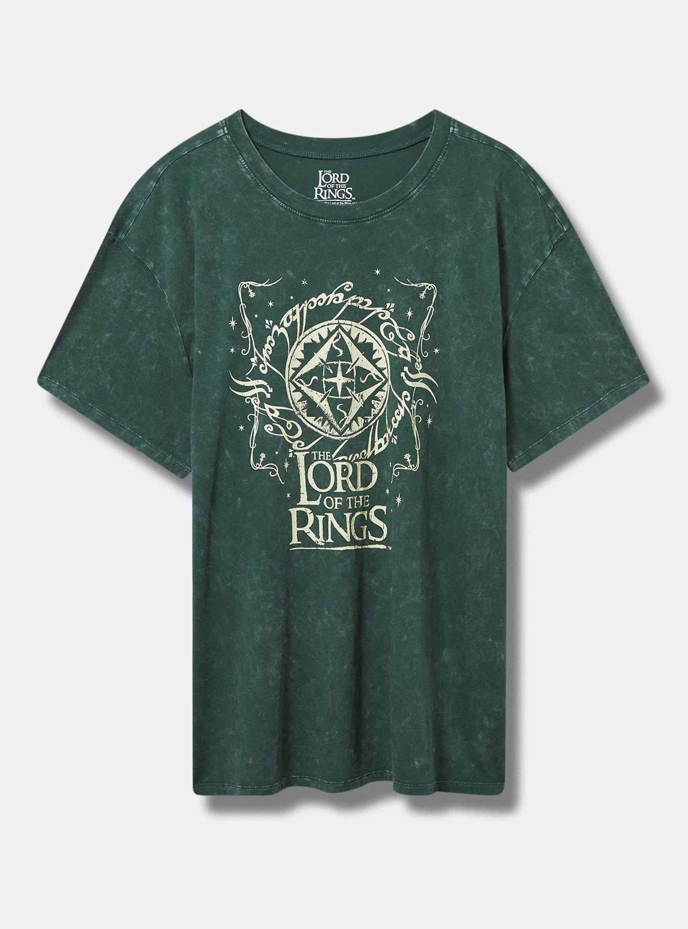 Lord Of The Rings Relaxed Fit Cotton Boxy Tunic Tee