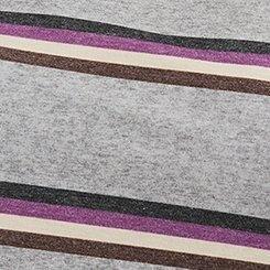 Pullover Lounge Sweatshirt, HEATHER GREY STRIPE, swatch