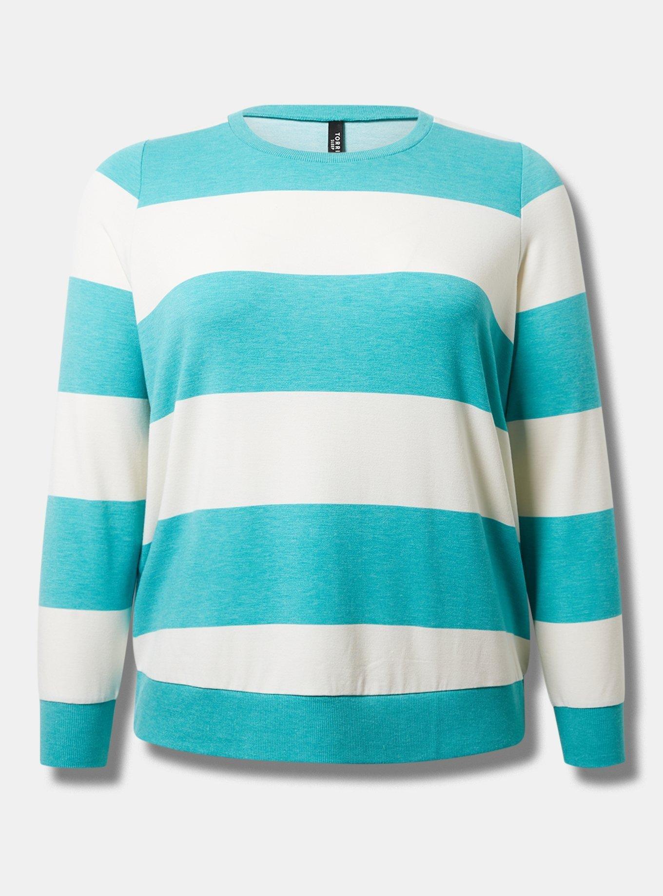 Lightweight French Terry Pullover Lounge Sweatshirt