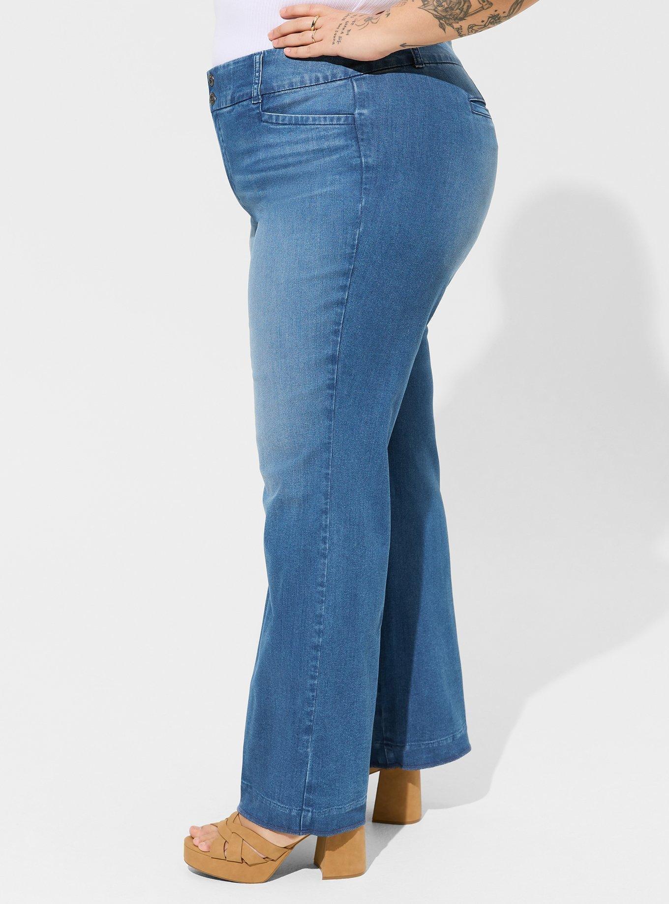 Vintage Stretch High-Rise Trouser Boot Jean