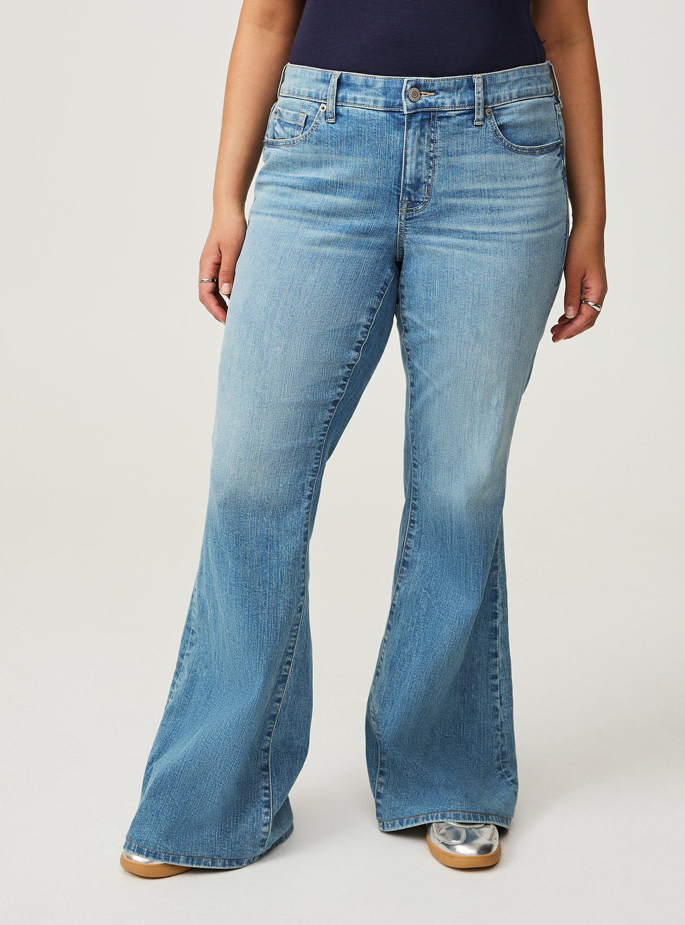Perfect Mid-Rise Flare Jean
