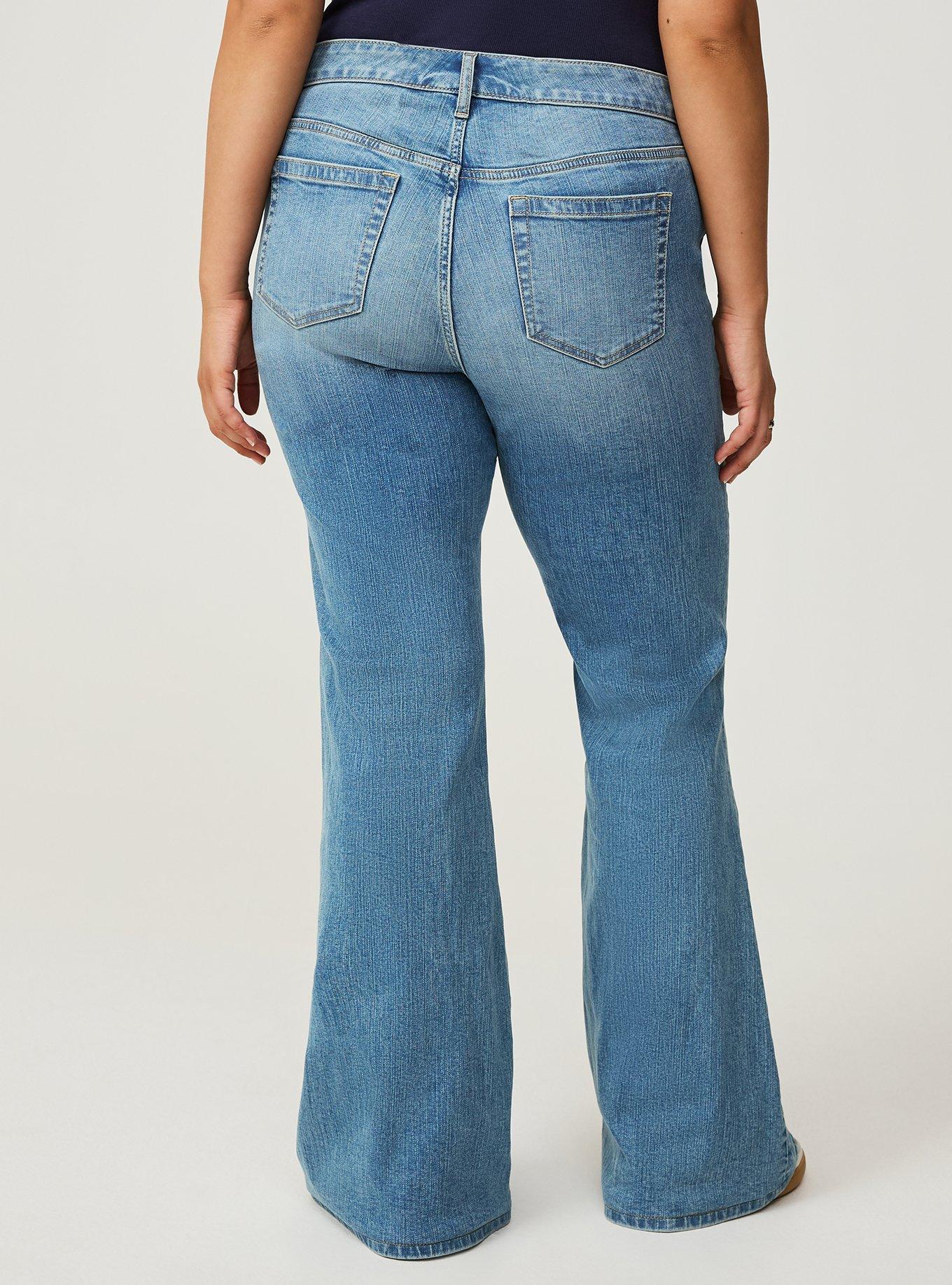 Perfect Mid-Rise Flare Jean