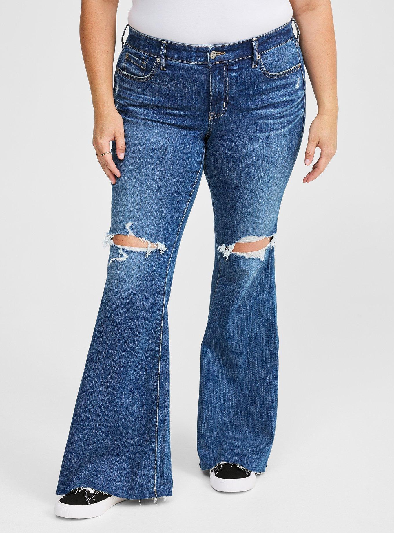 Perfect Mid-Rise Flare Jean