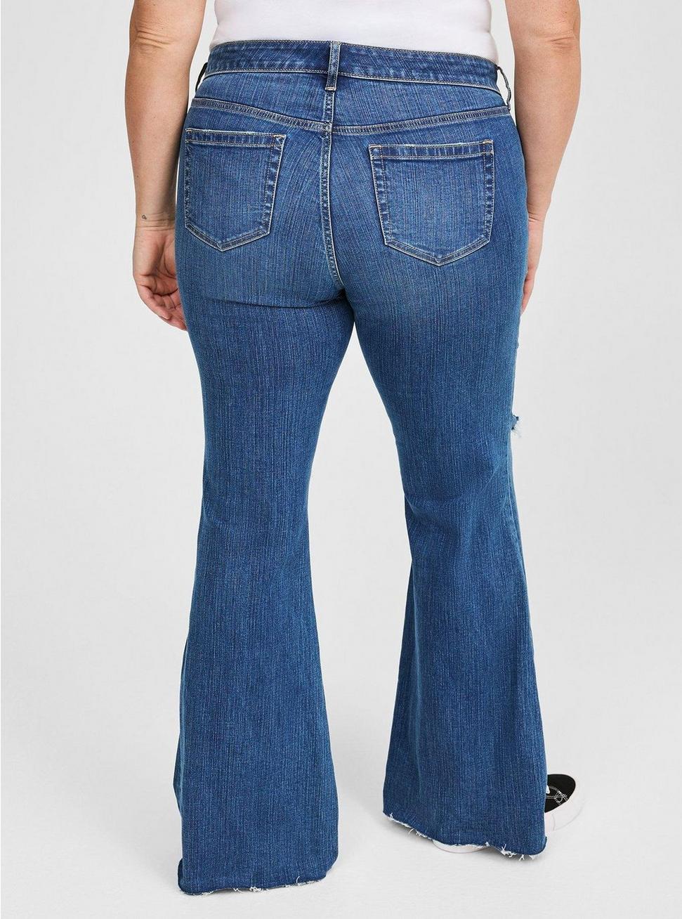 Plus Size - Perfect Mid-Rise Flare Jean - Torrid Plus Size - Perfect Mid-Rise Flare Jean - Torrid