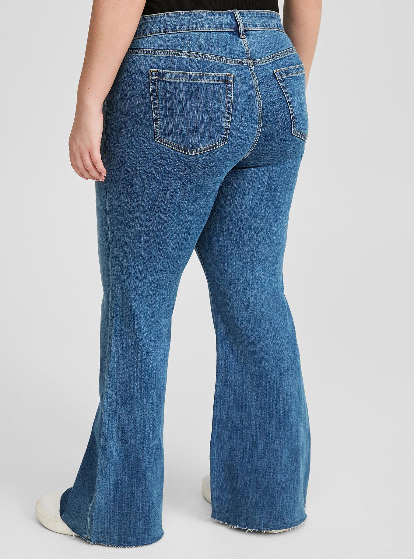 Perfect Mid-Rise Flare Jean