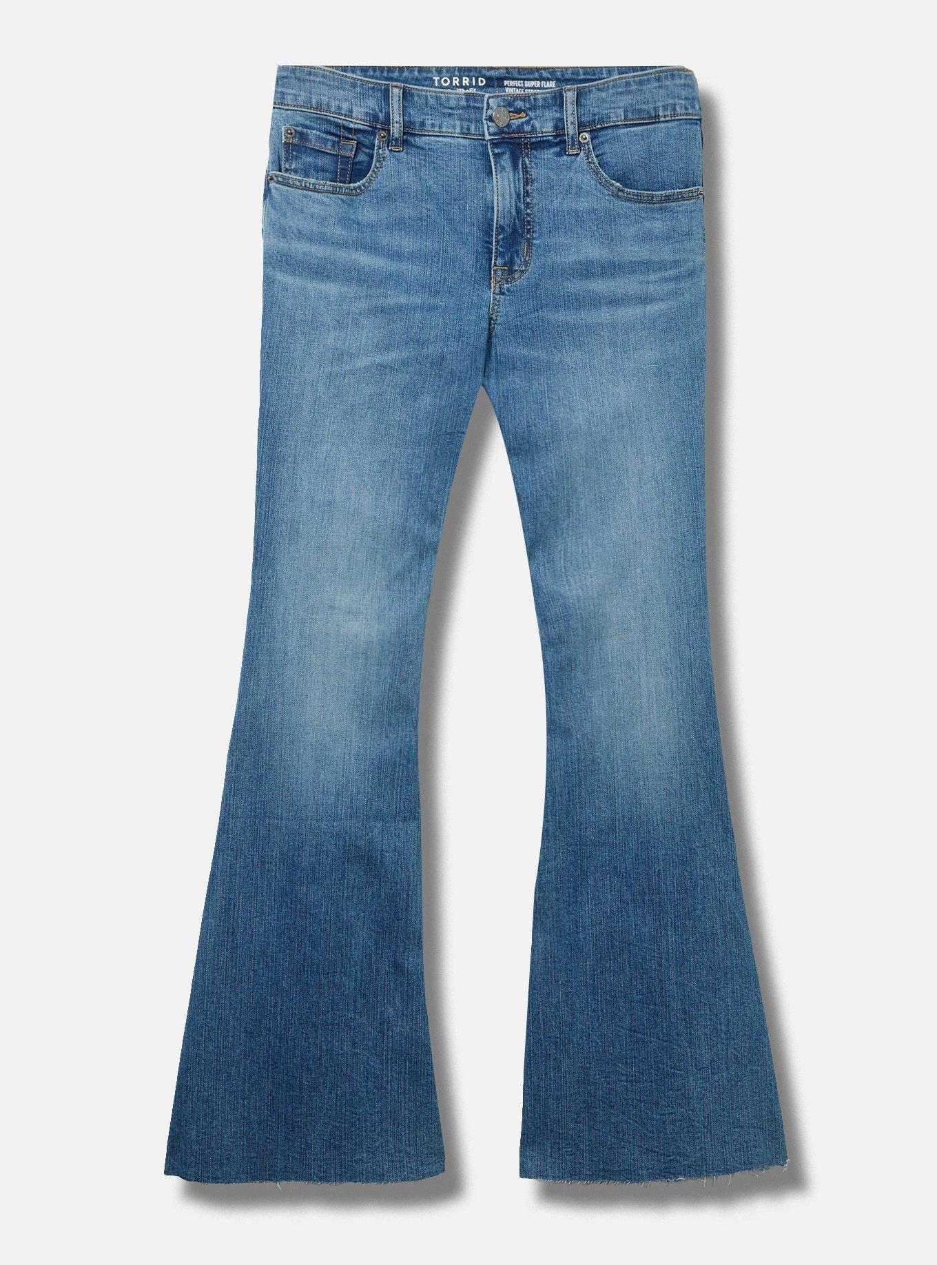 Perfect Mid-Rise Flare Jean